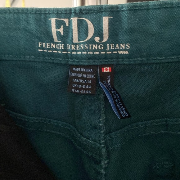 FDJ French Dressing Jeans Technoslim Suzanne Straight Leg Size 14 (I-18) - Picture 9 of 9